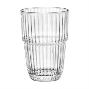 BICCHIERE BARSHINE LONG DRINK CL.38 VETRO TRASPARENTE IMPILABILE