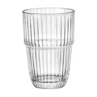 BICCHIERE BARSHINE LONG DRINK CL.38 VETRO TRASPARENTE IMPILABILE