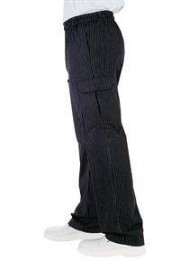 PANTALONE VIENNA GESSATO NERO   044051 TAGLIE DALLA DALLA S ALLA XXL