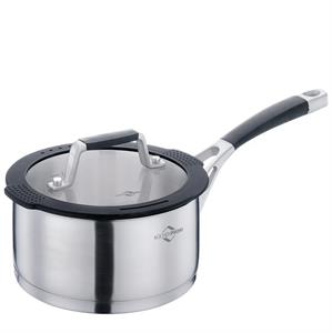 CASSERUOLA 1 MANICO CON COPERCHIO COMO CM.16 H.8 5115453 KUCHENPROFI