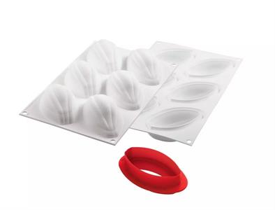 STAMPO SILICONE N.6 CACAO CM.10,2X5,7 H.4,2 + CUTTER