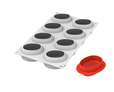 STAMPO SILICONE N.8 CAFFE' CM.5,8X7,8 H.4 + CUTTER