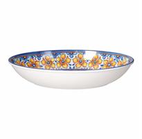 OVALE FONDO 40X25X7,5   DECORO NARCISO S092141NARC ** PROMO **