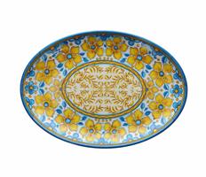 VASSOIO OVALE 80X56     DECORO NARCISO   S0934H6NARC