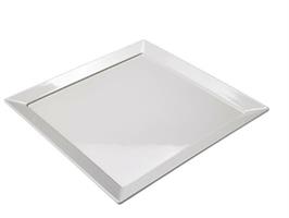 VASSOIO QUADRATO CM.30X30X2,5 BIANCO MELAM. T8417
