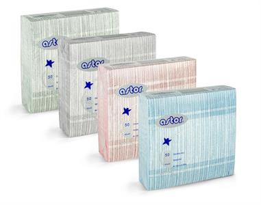 TOVAGLIOLI COTTON 40X40 PZ.50 CARTA A SECCO ASTOR