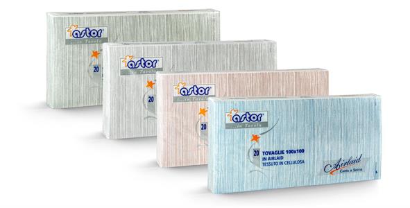 TOVAGLIA COTTON 100X100 PZ.20 CARTA A SECCO ASTOR
