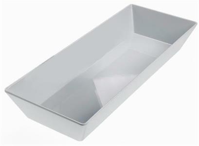 PIROFILA RETTANG. CM.50X20X7.5 BIANCA MELAM. T8401