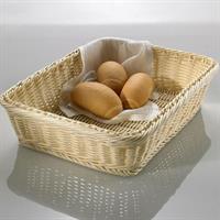 CESTO RETTANGOLARE CM.40X30X8 NATURALE T0525 LEONE