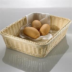 CESTO RETTANGOLARE CM.40X30X8 NATURALE T0525 LEONE