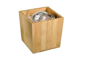 PORTARIFIUTI TAVOLO BAMBOO CM.11X10 H.11 S0078 LEONE