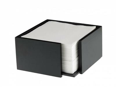 PORTATOVAGLIOLI BAMBOO NERO CM.14X14 S0085.Z LEONE