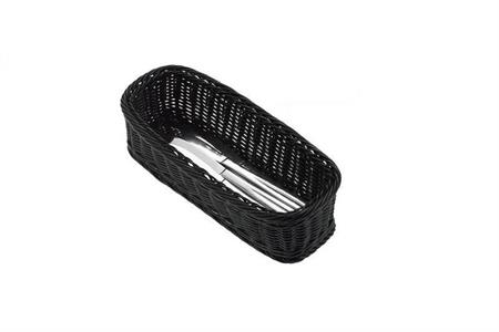 CESTINO RETTANGOLARE VOGUE NERO CM.28X11 T0520.Z LEONE