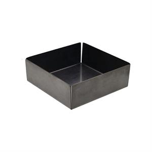VASSOIO QUADRO CM.11,6 H.4 R5760P60160 BLACK/GOLD TEX-MEX