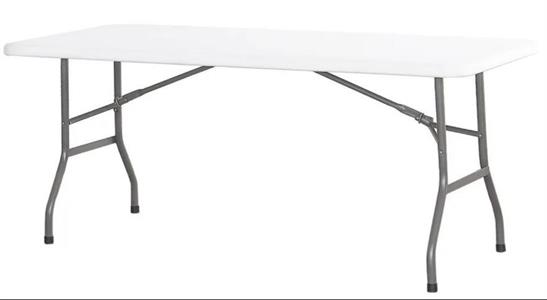 TAVOLO GAMBE PIEGHEVOLI CM.180X74X74H. 810897 CARICO MASSIMO KG.150