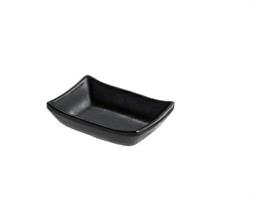 COPPETTA RETTANG.NERA CM.9,2X6,8 H.3 MELAMINA T8202