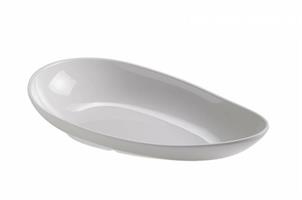 VASSOIO BIANCO OVALE CM.33,5X20X6   MELAMINA T8122