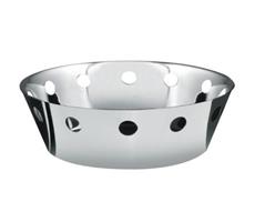 CESTINO INOX FORATO DIAM.CM.20 H.CM.6 CESPANF206
