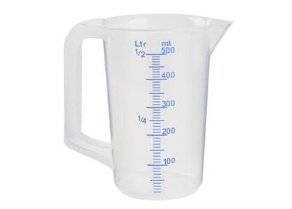 CARAFFA GRADUATA POLIPROPILENE LT.0.5 SCHNEIDER