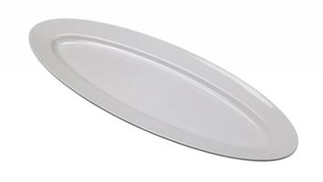 VASSOIO BIANCO OVALE CM.60X22,8 H4,2 MELAMINA T8149