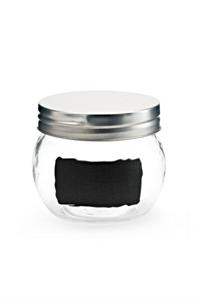 VASETTO VETRO TARGHETTA NERA ML.500   T3016    LEONE