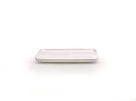 PIATTO RETTANGOLARE CM.32X20 PORCELLANA BIANCA 10803 PROFI TABLE