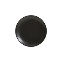 PIATTO PIANO CM.21 SIVIGLIA BASIC NERO   SAT-MATT 22004#Y59