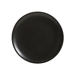 PIATTO PIANO CM.28 SIVIGLIA BASIC NERO   SAT-MATT 22466#Y59
