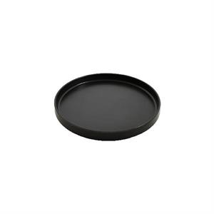 PIATTO PIANO CM.20 OSLO NORDIC BASIC NERO SAT-MATT 05117#Y59