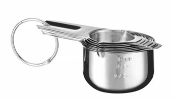 MISURINI SET 7 PEZZI 30-60-80-120-160-180-240 ML 596487 INOX