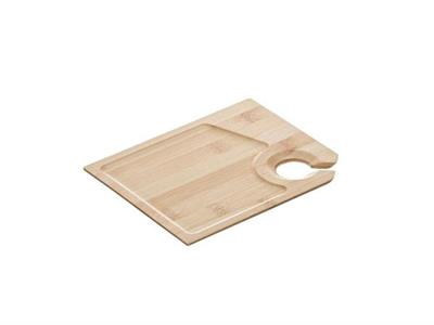 PIATTO BAMBOO CON PORTABICCHIERE 18X15 PZ.6 S4000 LEONE