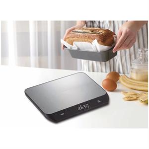 BILANCIA CUCINA RICARICABILE KG.20/1GR PIATTO INOX EK8890R 5270252