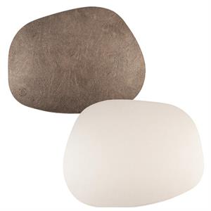 TOVAGLIETTA MODISTA BIANCO/BRONZO LMDS057BR794435 PVC DOUBLE FACE