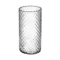 VASO VETRO CILINDRICO DIAMANTATO DIAM.10 H.25 CIL-H250-DIAM