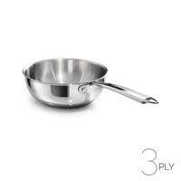 PADELLA MANTECARE 1 MANICO CM.32 ALUM111BM32 INDUZIONE ALU-INOX 1907