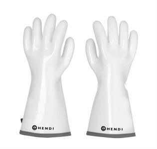 GUANTI RIVESTIMENTO SILICONE PZ.2 BIANCO 556573 HENDI