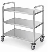 CARRELLO PORTAVIVANDE LEGGERO 3 PIANI INOX 809655 PIANO CM.69,5X39,8