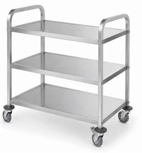 CARRELLO PORTAVIVANDE LEGGERO 3 PIANI INOX 809655 PIANO CM.69,5X39,8