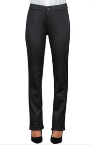 PANTALONE DONNA TRENDY JERSEY MILANO NERO 024291 TAGLIA L
