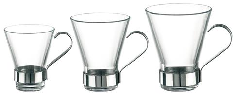 TAZZA YPSILON CON MANICO INOX BORMIOLI | CL.11 - CL.22 - CL.32