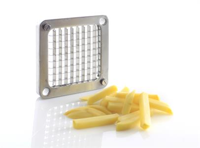 TAGLIAPATATE 4 STAMPI BASTONCINI+SPICCHI 630402 CON PLACCA FISSAGGIO