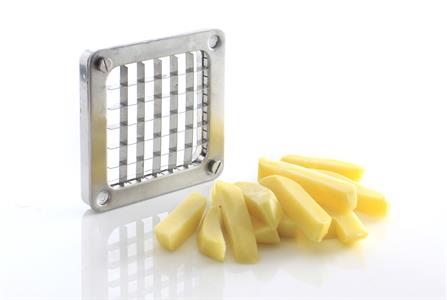 TAGLIAPATATE 4 STAMPI BASTONCINI+SPICCHI 630402 CON PLACCA FISSAGGIO