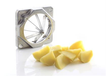 TAGLIAPATATE 4 STAMPI BASTONCINI+SPICCHI 630402 CON PLACCA FISSAGGIO