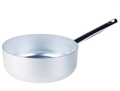 CASSERUOLA BASSA 1 MANICO ALMA107 ALLUMINIO 3MM