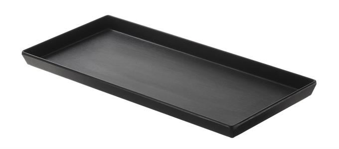 VASSOIO NERO CM.29X13,5X2 T8265 MELAMINA LANZAROTE