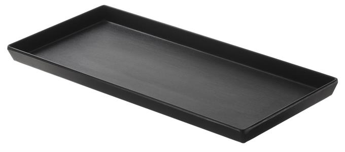 VASSOIO NERO CM.32,6X15X2 T8264 MELAMINA LANZAROTE