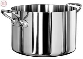 CASSERUOLA ALTA 2 MANICI CM.20 ALUM10420 ALUINOX MIRROR 1907