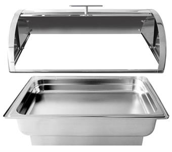 CHAFING DISH ELETTRICO CUP.ROLLTOP INOX RS629A+RS633