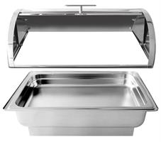 CHAFING DISH ELETTRICO CUP.ROLLTOP INOX RS629A+RS633