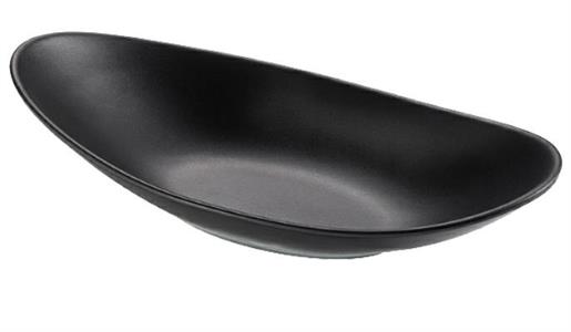 PIATTO OVALE NERO CM.31,5X16,5X4 T8205